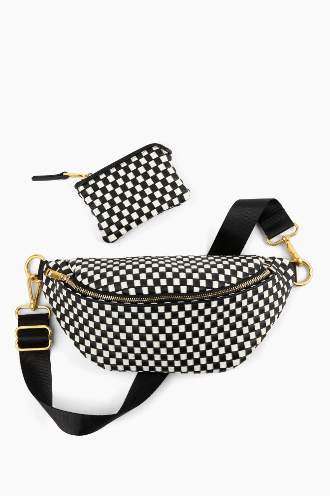 The Woven Wallet - Black/White - Image 4