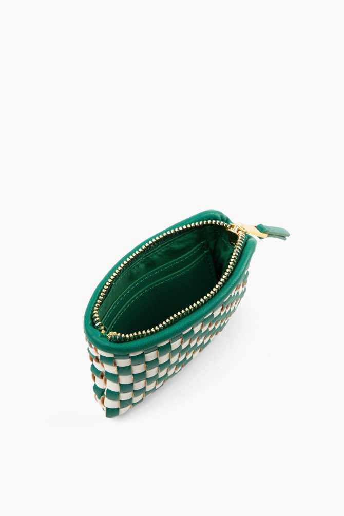 The Woven Wallet - Green/White - Image 3
